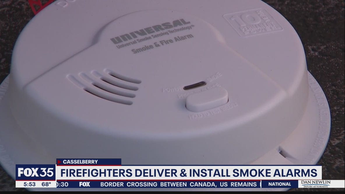 Seminole County firefighters install free smoke alarms